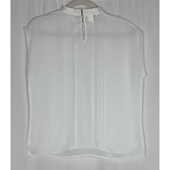 Lot of 2 Vintage St. Anthony Women’s Size 10 Sleeveless Pleated Floral Blouses - Picture 10 of 15